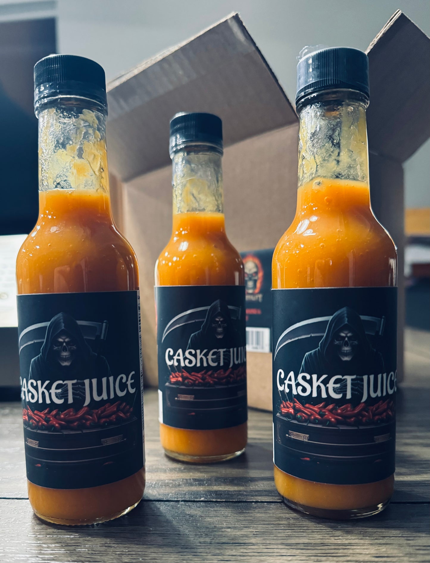 Casket Juice Hot Sauce 5oz Bottle